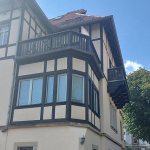 Hausansicht Balkon