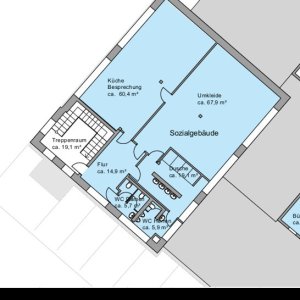 Sozialgebäude 1. OG