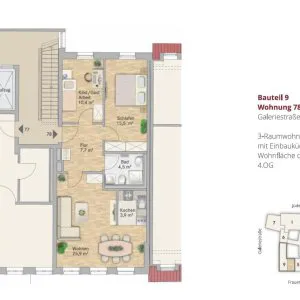 Grundriss WE 78