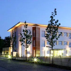 Ansicht vom Parkplatz