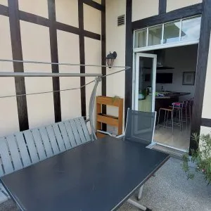 Balkon an der Küche